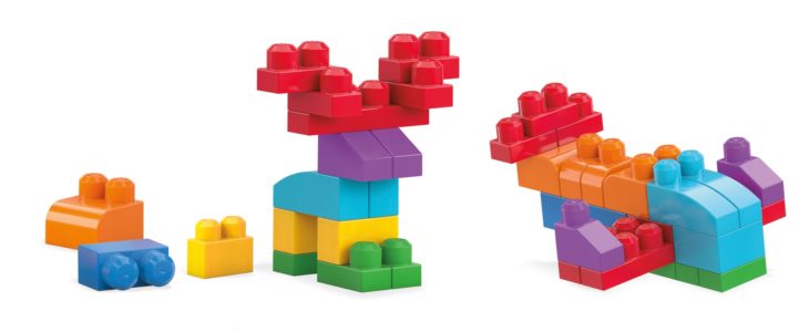 MEGA BLOKS NAGY KLASSZIKUS ÉPÍTŐ CSOMAG (60 DB) - DCH55
